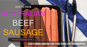 Authentic Australian Beef Sausages: A Step-by-Step Guide
