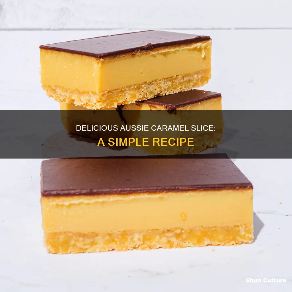 how to make australian carmel slice