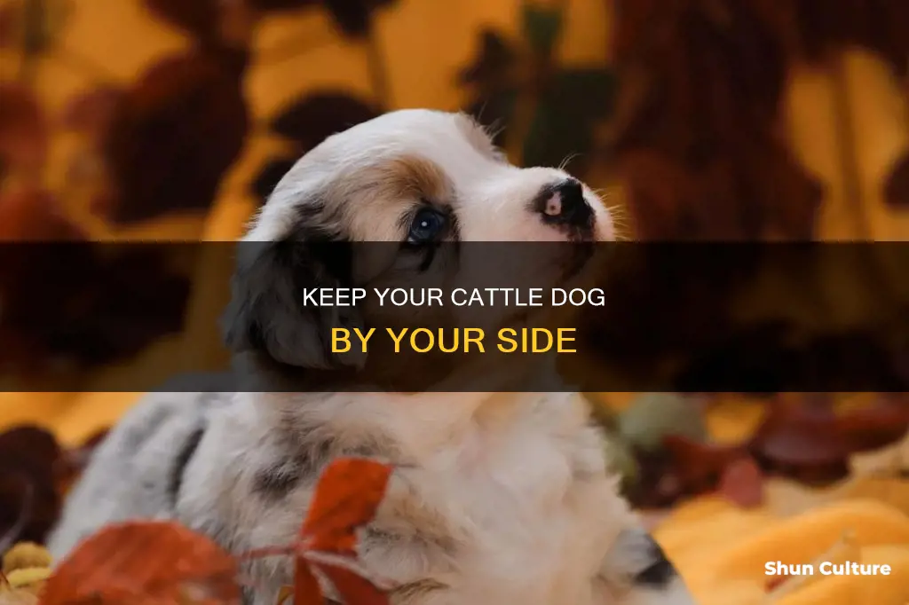 how to make australian cattle dog stay