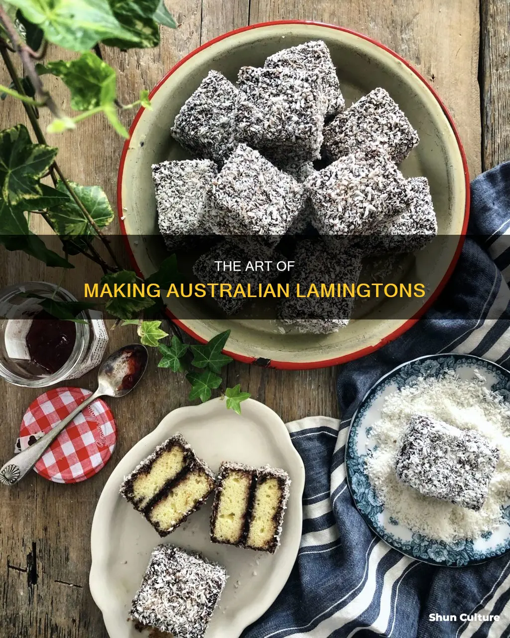 how to make australian lamingtons