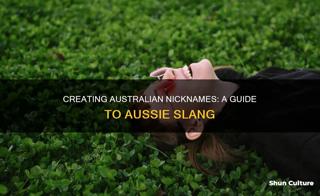how to make australian nicknames