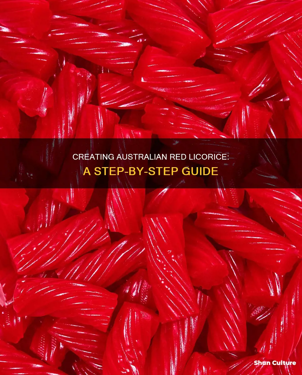 how to make australian red licorice