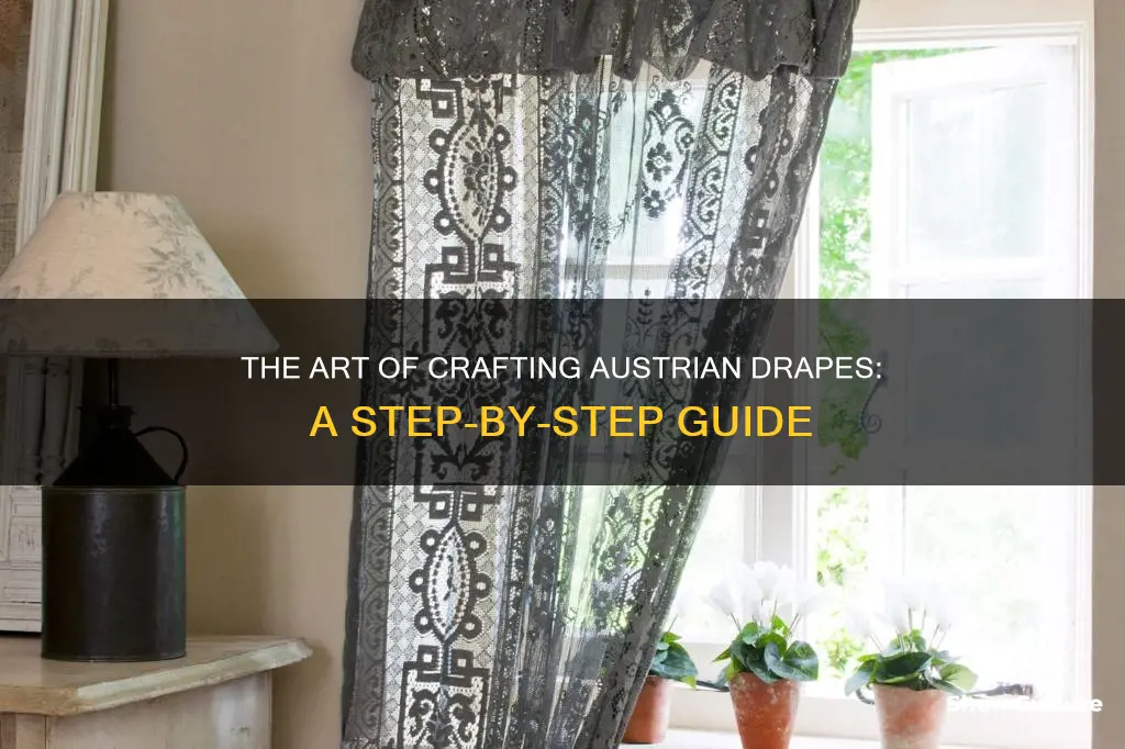 how to make austrian drapes
