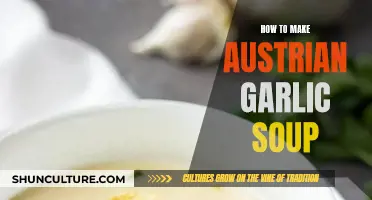 A Cozy Austrian Garlic Soup Recipe: A Hearty Guide