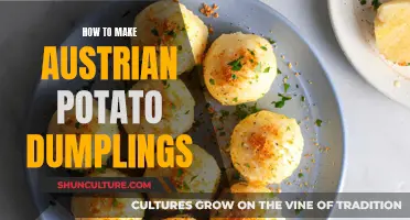 Tasty Austrian Potato Dumplings: A Step-by-Step Guide