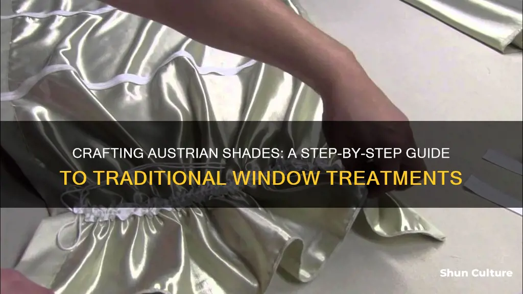 how to make austrian shades