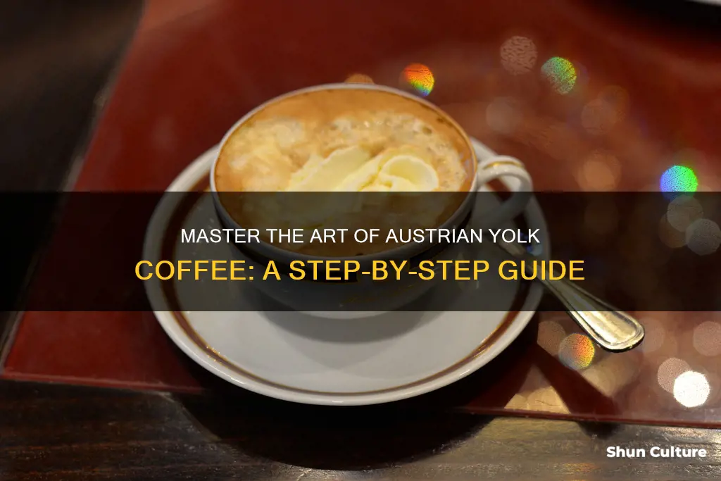 how to make austrian yolk coffee