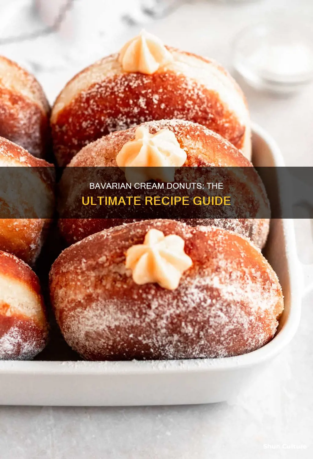 how to make bavarian cream donuts