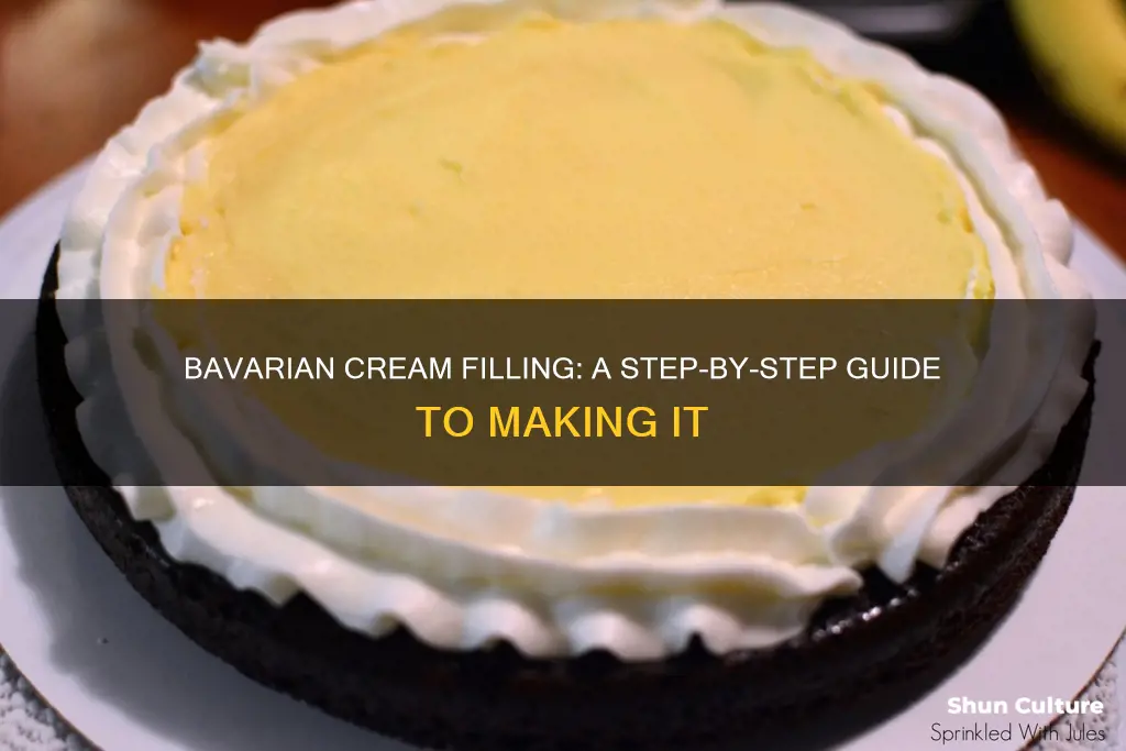 how to make bavarian cream filling