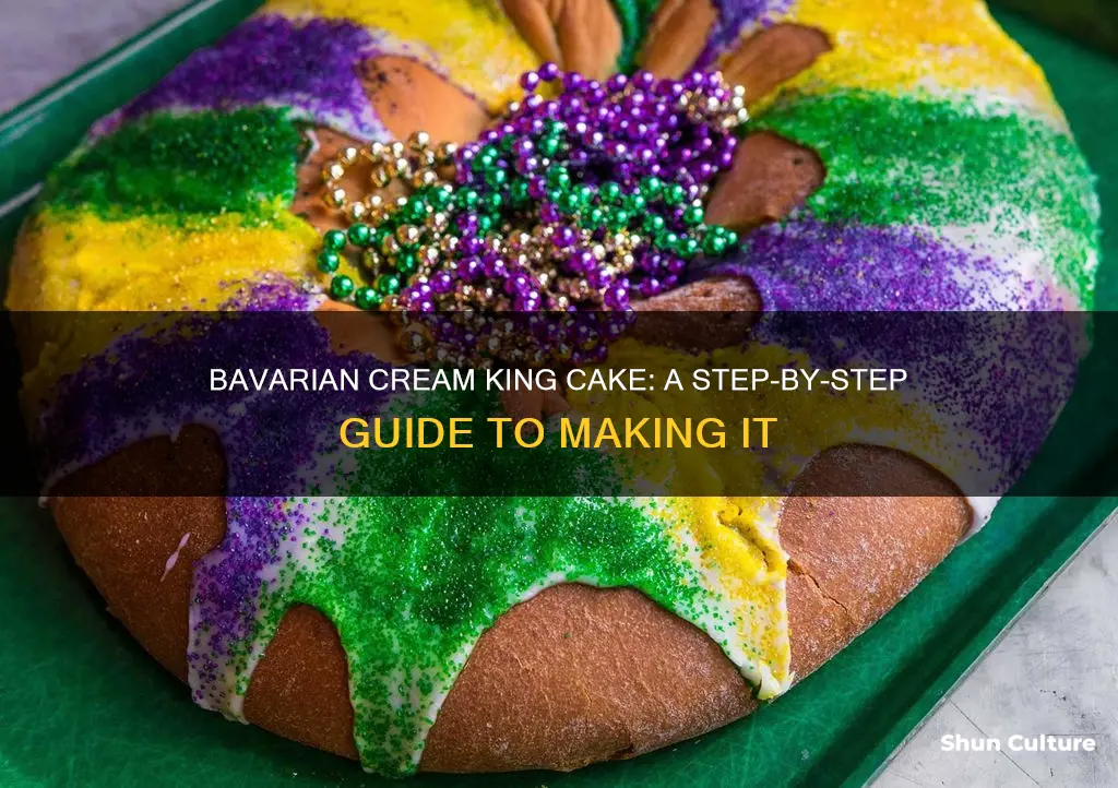 how to make bavarian cream king cake