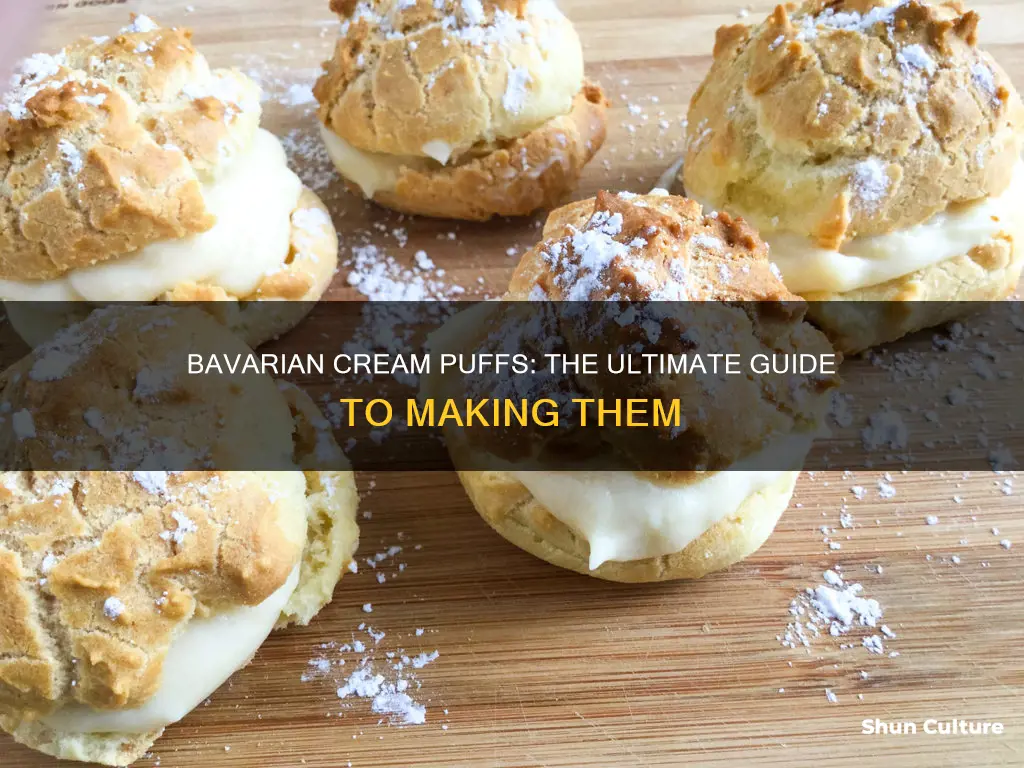 how to make bavarian cream puffs