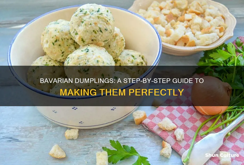 how to make bavarian dumplings