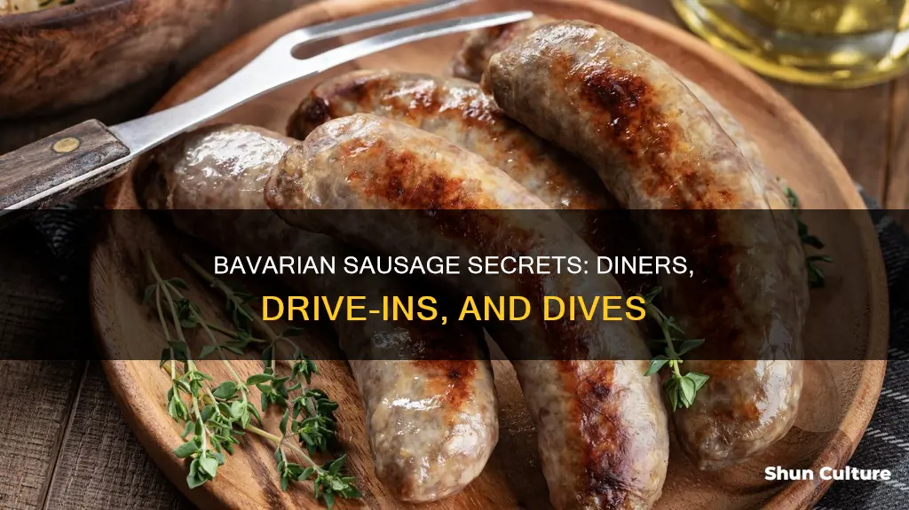 how to make bavarian sausage diners drive-ins and dives