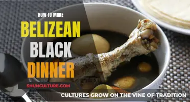 A Hearty Belizean Black Dinner: A Step-by-Step Guide