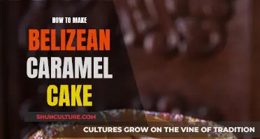 Delicious Belizean Caramel Cake: A Step-by-Step Guide