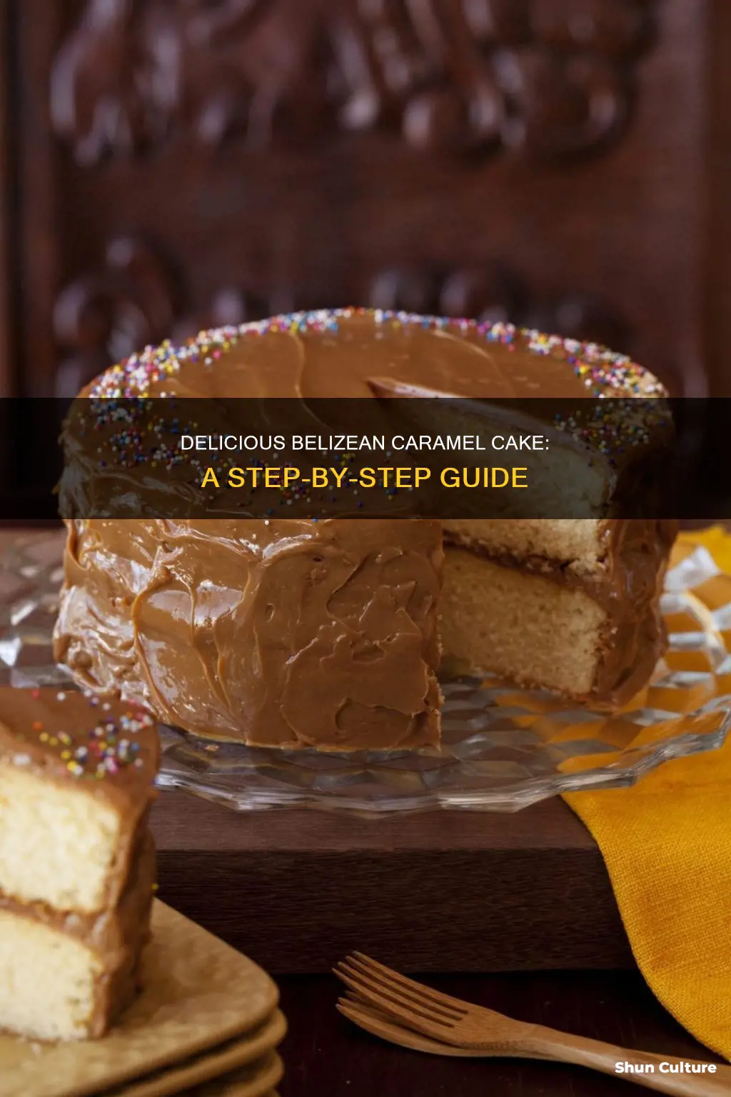 how to make belizean caramel cake