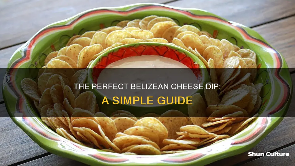 how to make belizean cheese dip