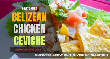 Belizean Chicken Ceviche: A Simple, Spicy Dish