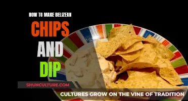 Belizean Chips and Dip: A Tasty Homemade Snack