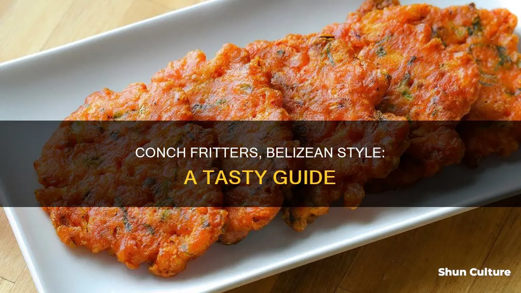 how to make belizean conch fritters