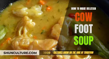 Delicious Belizean Cow Foot Soup: A Step-by-Step Guide