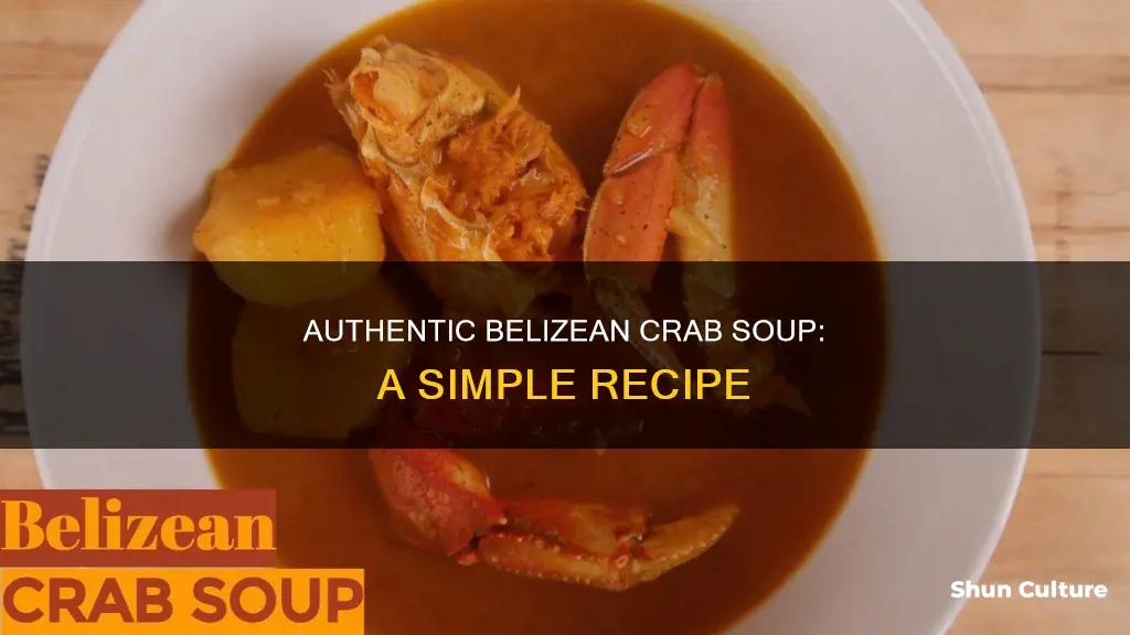 how to make belizean crab soup