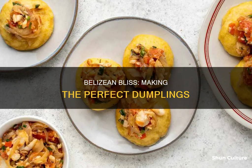 how to make belizean dumplings