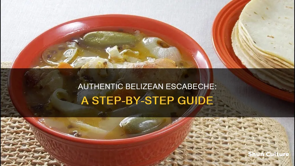 how to make belizean escabeche