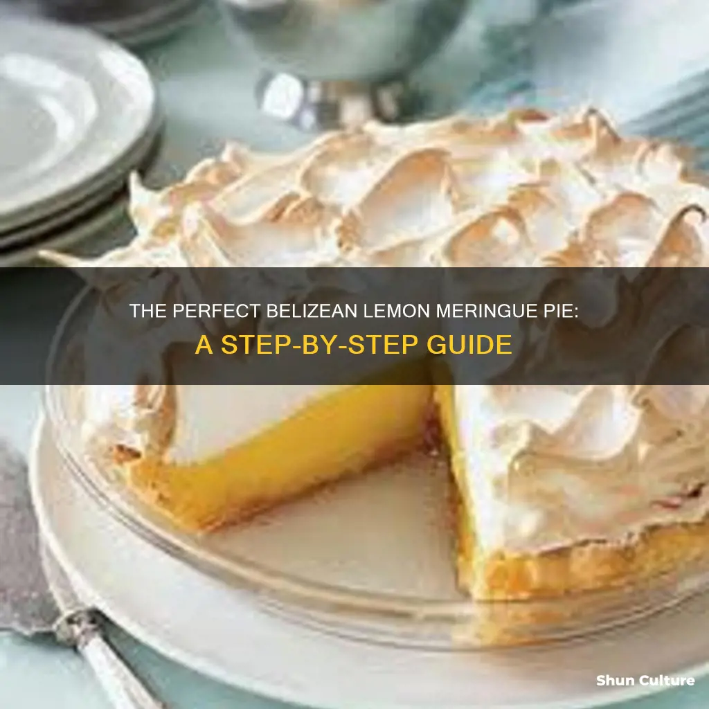 how to make belizean lemon meringue pie