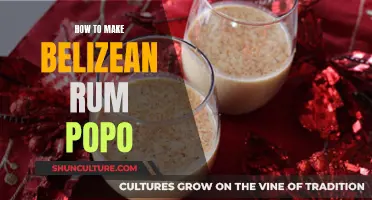 The Perfect Belizean Rum Popo: A Tropical Delight