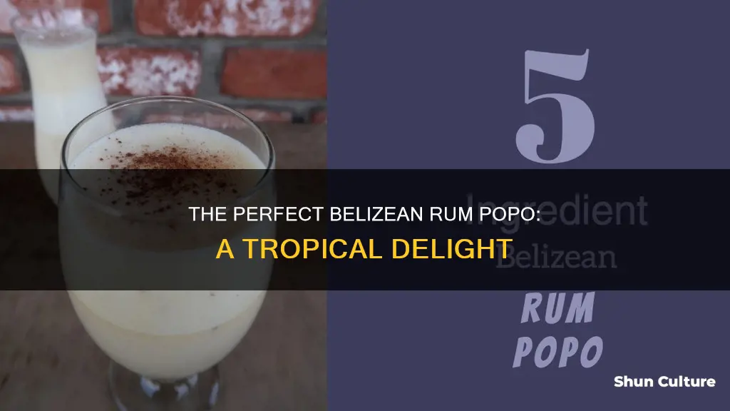 how to make belizean rum popo