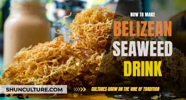 Belizean Seaweed Drink: A Refreshing Tropical Beverage