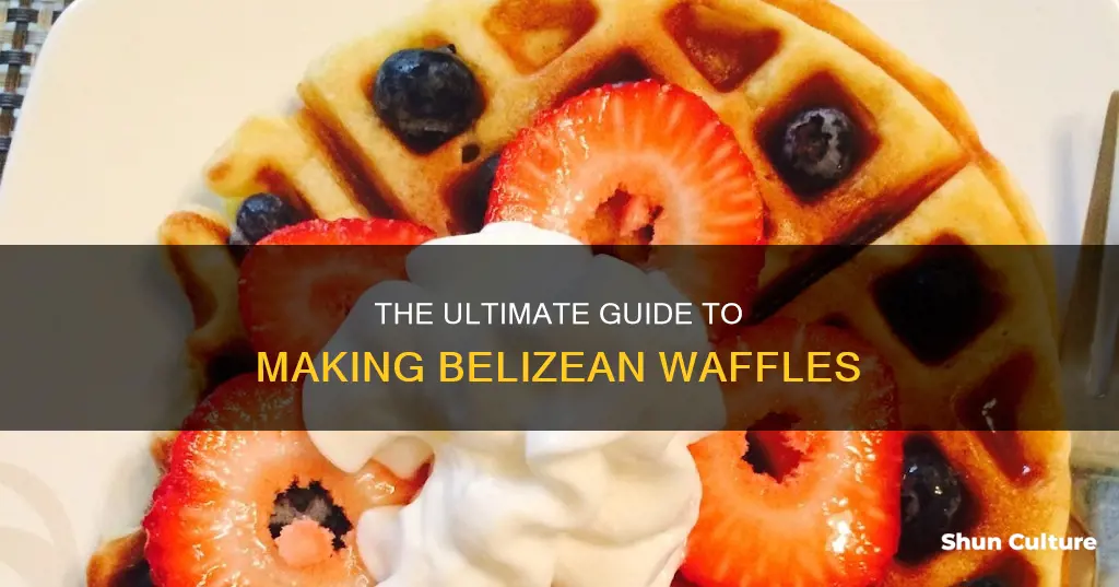 how to make belizean waffles