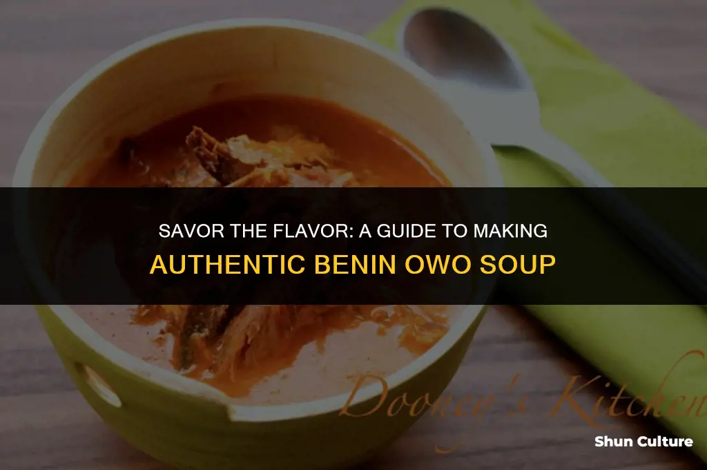how to make benin owo soup