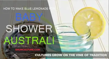 Baby Shower Blue Lemonade: A Refreshing Australian Twist