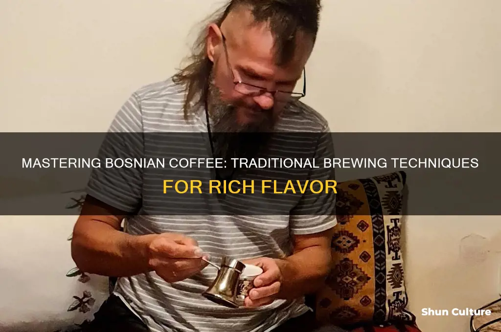 how to make bosnian coffee