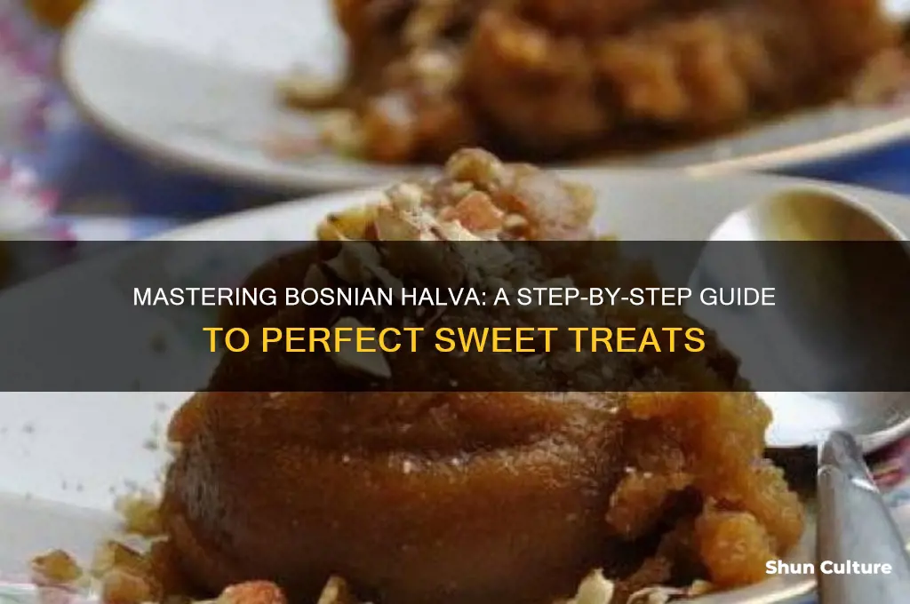 how to make bosnian halva