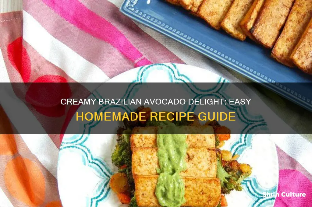 how to make brazil avocado cream