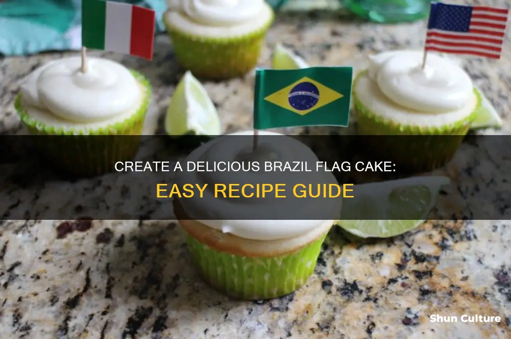 how to make brazil flag cake