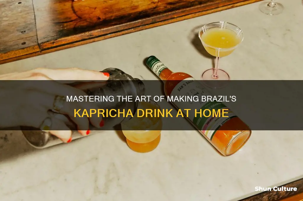 how to make brazil kapricha drink