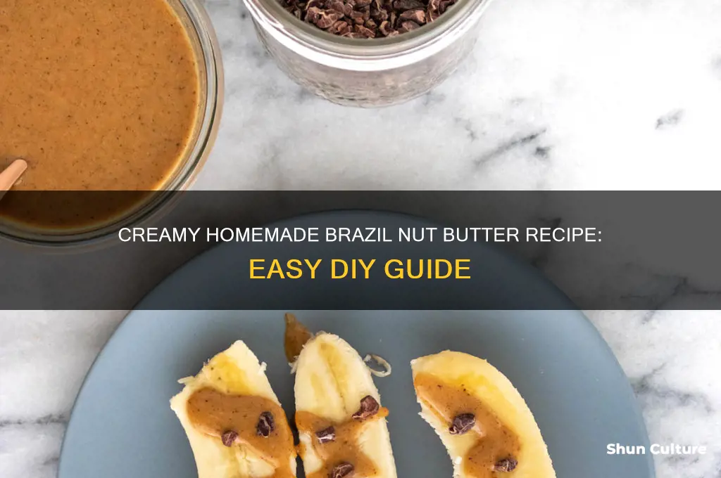 how to make brazil nut butter