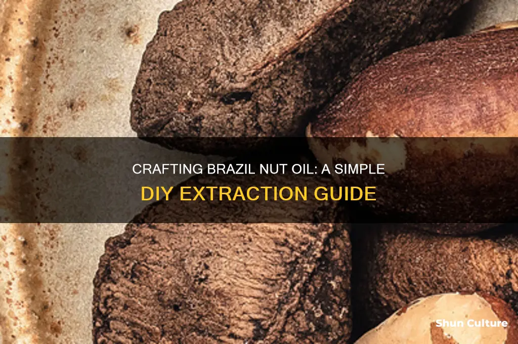 how to make brazil nut oil