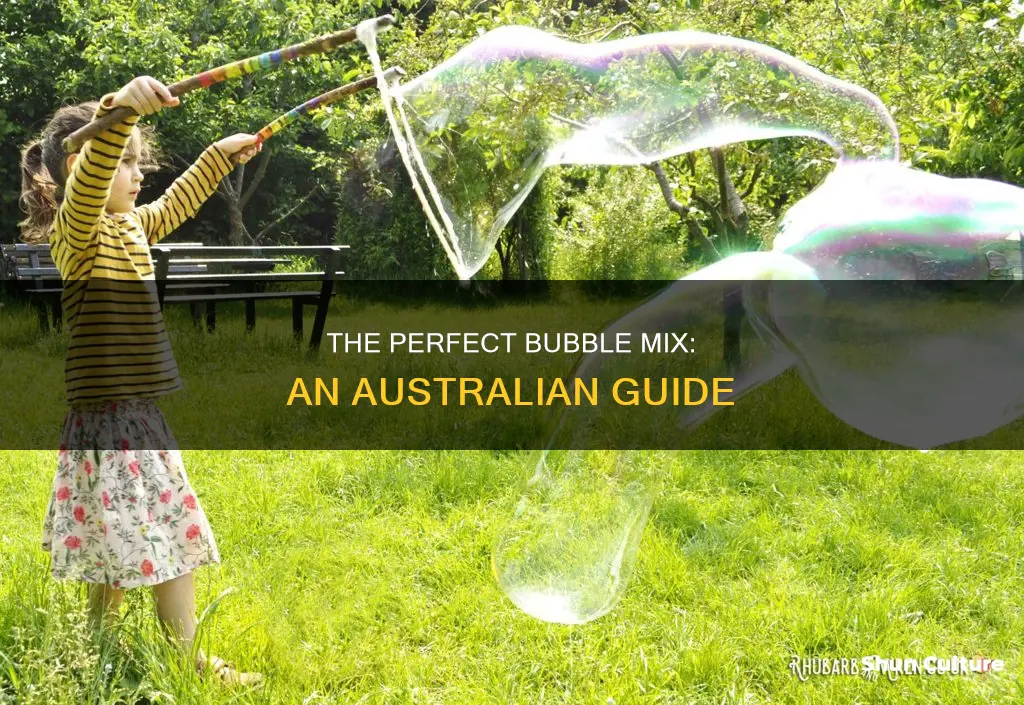 how to make bubble mix australia