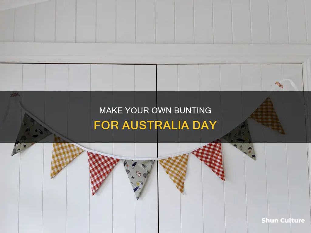 how to make bunting australia