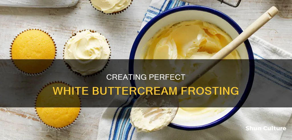 how to make buttercream white australia