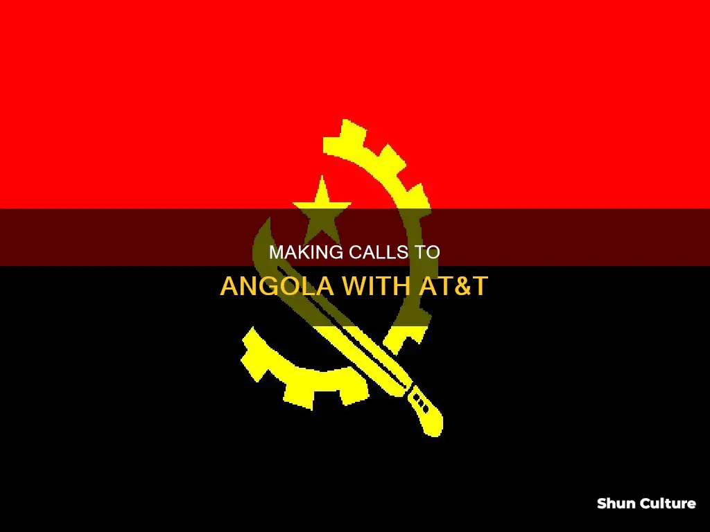 how to make call with at&t to angola