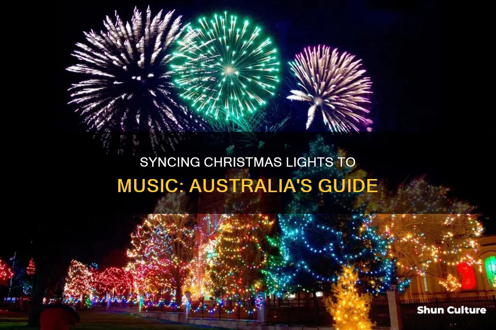 how to make christmas lights flash to music australia