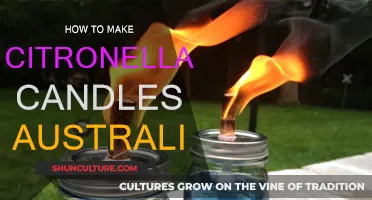 Crafting Citronella Candles: A Natural Australian Insect Repellent