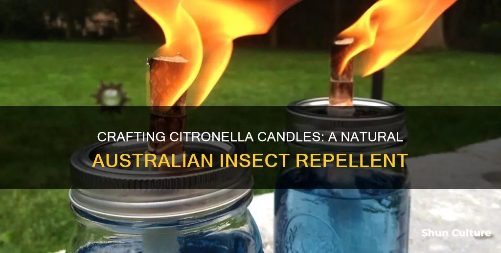 how to make citronella candles australia