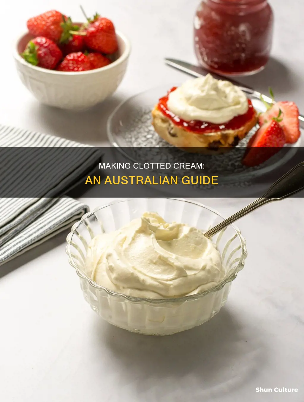 how to make clotted cream in australia